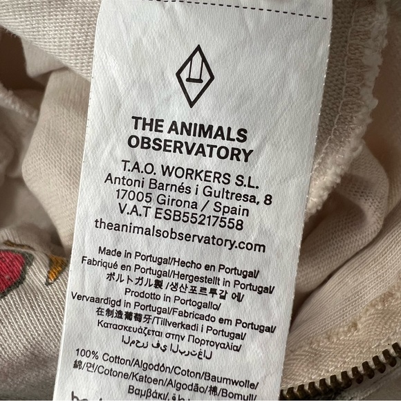 THE ANIMALS OBSERVATORY
WHITE FRUIT PRINT BEAVER PANTS size 10 - Picture 5 of 10